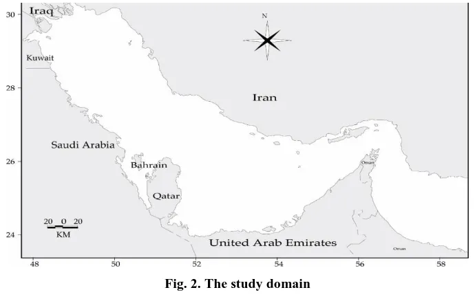 Fig. 2. The study domain 