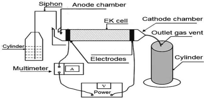 Figure 2 demonstrates the schematic diagram of EK, enhanced by surfactant.  
