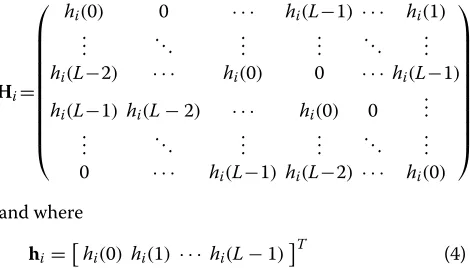 Figure 1 Alamouti-coded OFDM system.