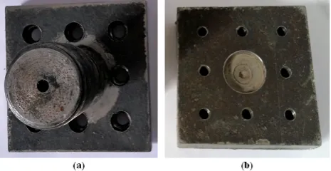 Fig. 11.Specimen geometry and test setup for thedirect tension test.