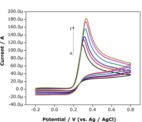 Fig. 7. Plot of ipa (UA) Vs pH in poly CR GCE