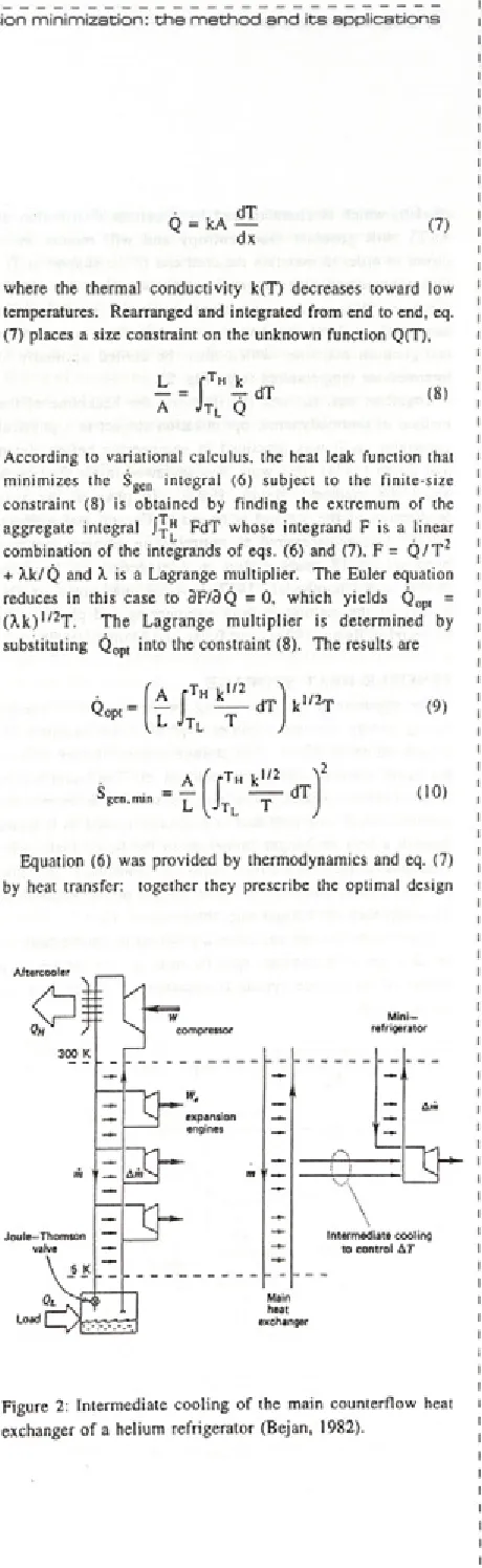 Figure 2: Intermediate cooling of the main counterflow heat 