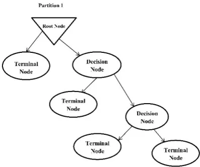 Figure 4. Schema of a classification decision tree 