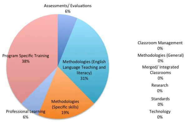 Figure 3. Professional Development Topics Offered by Extra-governmental Providers 