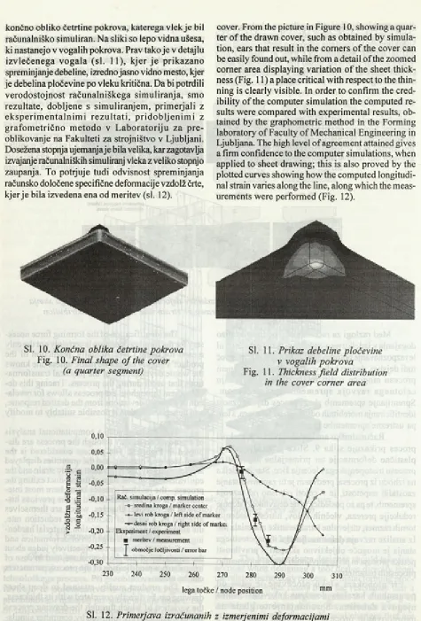 Fig. 10. Final shape of the cover (a quarter segment)