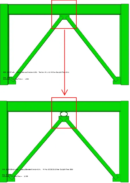 Fig. 1.the way to place damper in steel frame 