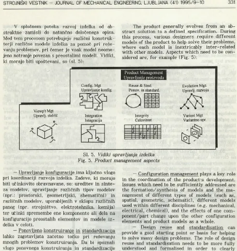 Fig. 5. Product management aspects