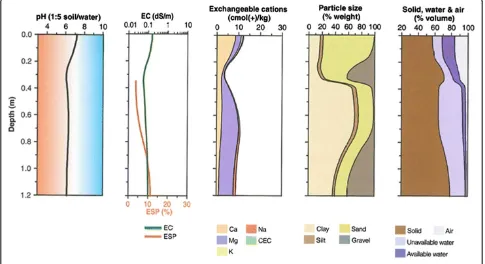 Figure 2 The key profile properties in Melbourne experiments.