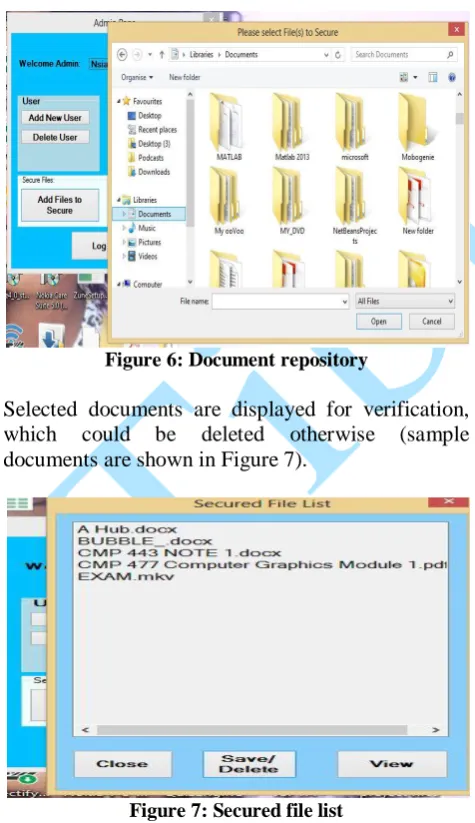 Figure 6: Document repository 