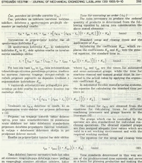 Table 1 is an example of the calculation of load points in the metal working industry 151.