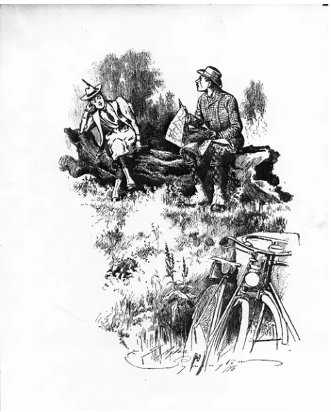 Figure 6  Frontpiece from H.G. Wells’ Wheels of Chance (1896). 