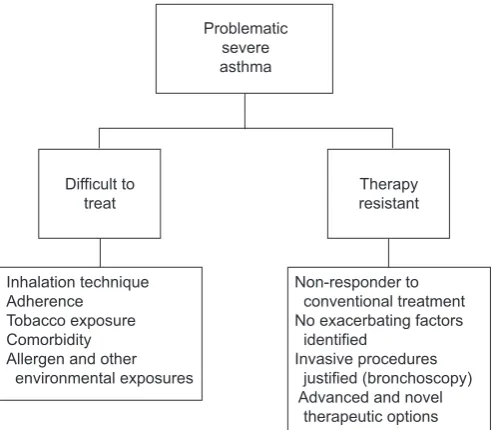 FIGURE 1. Clinical classification of children presenting with problematicsevere asthma.