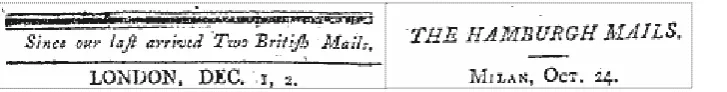Figure 1: Examples of dated paragraph headers from the Freeman’s Journal.