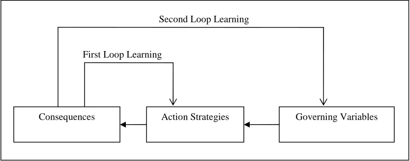 Figure 1: Double loop Learning (Argyris and Schon, 1978) 