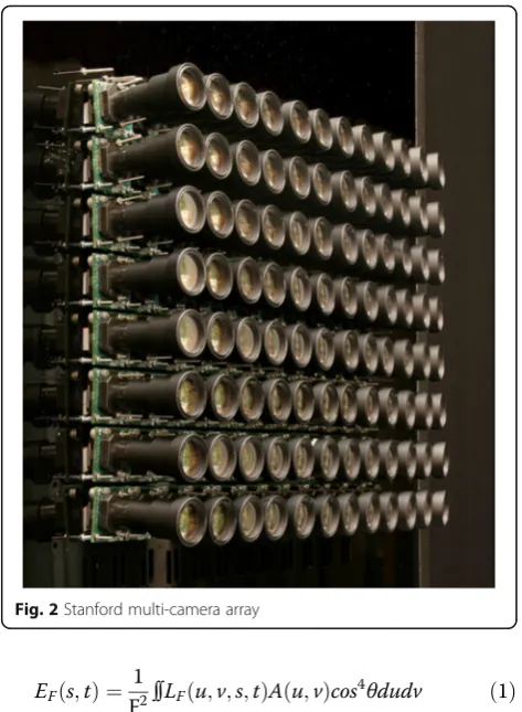 Fig. 2 Stanford multi-camera array