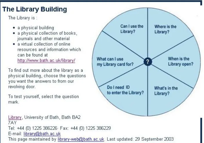 Figure 1: The initial welcome page of the induction tutorial 
