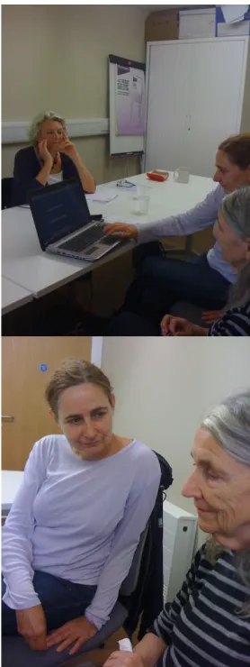 Figure 3: Some people with dementia and their carers using My Brain Book.