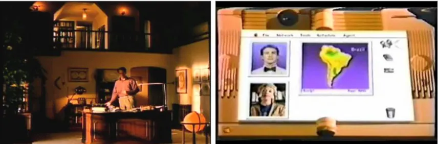 Figure 4: stills from apple’s knowledge navigator design fiction (1989)