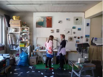 Fig. 4: Studio at Plantage 9 (© Michael Ziehl) 