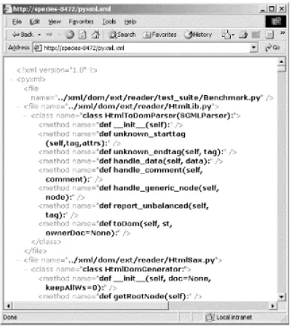 Figure 3-2. genhtml.py output in a browser 