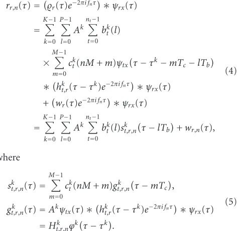 Figure 2: General A/D converter for an MC DS-CDMA system.