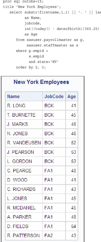 Table Relevant Columns