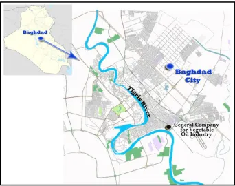 Figure 1: Map of Baghdad illustrating Study Site 