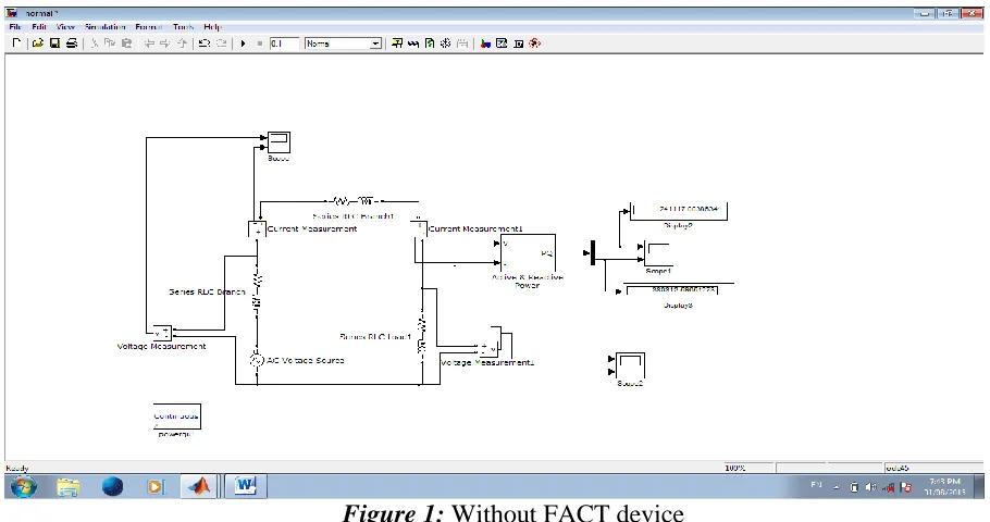 Figure 1: Without FACT device 