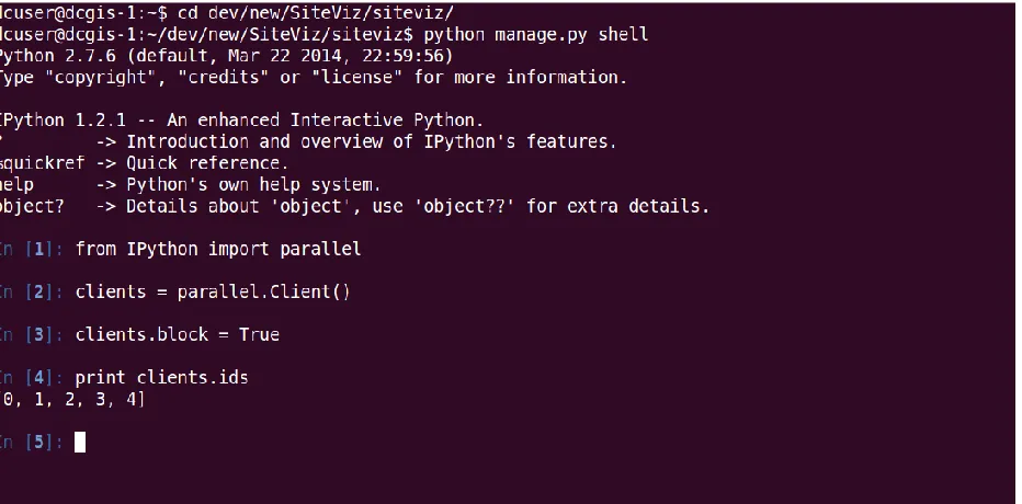 Figure 9:  Result of Using IPython Package 