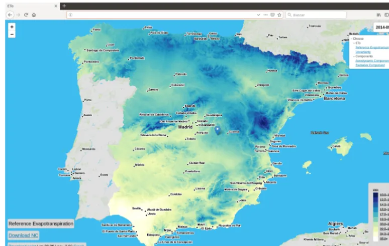 Figure 11. Example of the data visualization tool available at the following web page: http://speto.csic.es (last access: 10 December 2019).