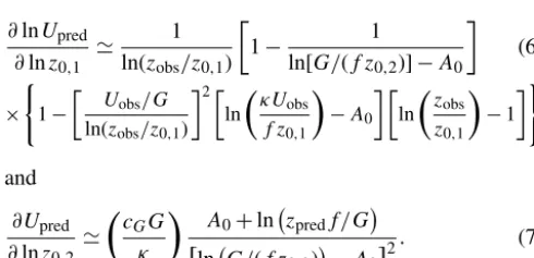 Fig. 4.The estimated relative uncertainty in predicted wind speed) is ﬁrst plotted vs