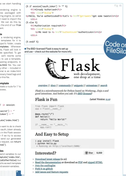 {% if session[‘oauth_token’] != “” %}Fig 01