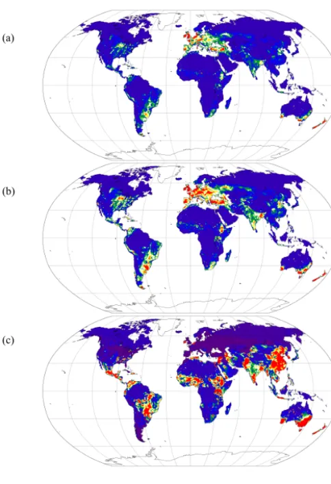 Figure 5. Spatial distribution of the primary contributors to manurenitrogen production in the year 2014.