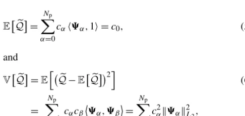 Figure 3 shows error estimates of PC surrogate modelsLHS, blue dots) and the validation set, red dots)
