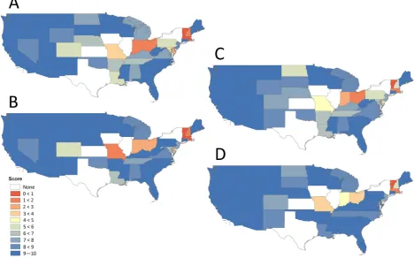 Figure 6. Locations of federal and Indian lands in the conterminousUS administered by the ﬁve primary federal agencies with wild-land ﬁre-management programs (i.e., BIA, BLM, FWS, NPS, andUSFS).