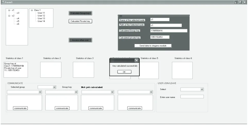 Figure 6. Users and classes.