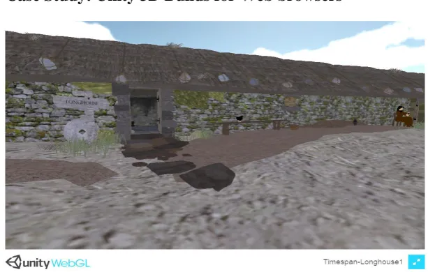 Figure 1: The WebGL build of the Timespan Longhouse 