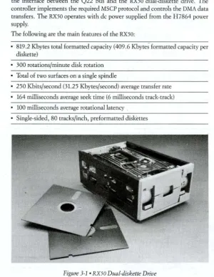 Figure 3-1' RX50 Dual-diskette Drive 