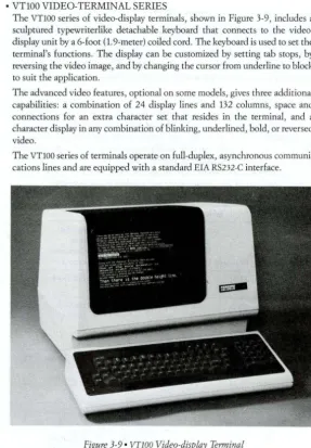 Figure 3-9 · VT100 Video-display Tenninal 