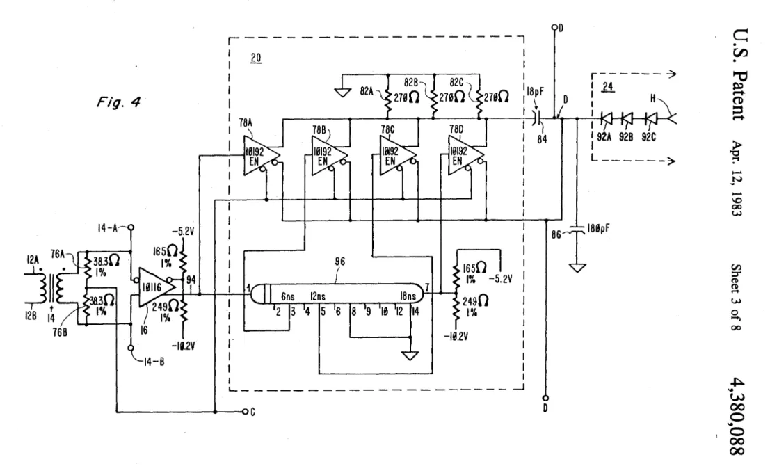 Fig.  4  j116~  128  14  14-8  , - - - - - - - - - - - - - - - - - - - ,  I 20 I I ---J 1 J I 96 1650 1% -5.2V 2490 1% I I -J9.2V I J I  J  I  ~--------------------~  ~  oC  o  o  r - - - - - - -7 I 24 I -I I I 192A  928 1 L  ______ ? 861181Pf  c 