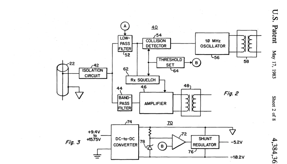 Fig.  3  +9.4V to  +151'5V  40 62 44 BAND-PASS ALTER  AMPLIFIER 1'4 DC-to-DC  178  CONVERTER  10  MHz  I  ~I~  I OSCILLATOR 58 CI"'''' 48 Fig