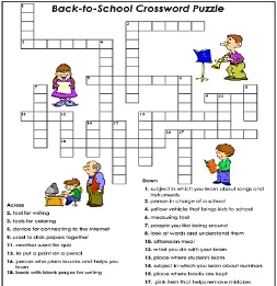 FIGURE 7: CROSSWORD PUZZLE (INFERENCE + WORD) 