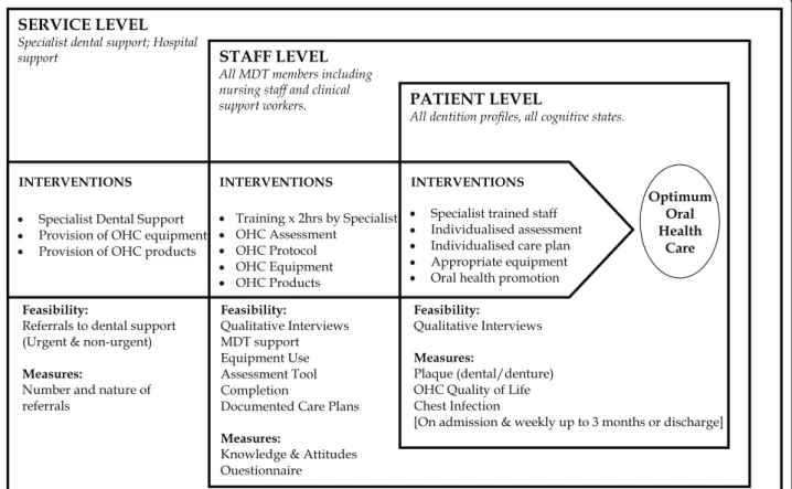 Figure 1 SOCLE Pilot Study Overview of OHC Complex Intervention.