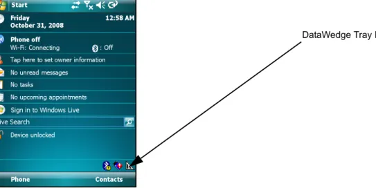 Figure 3-4     Mobile Device Desktop (DataWedge Icon)