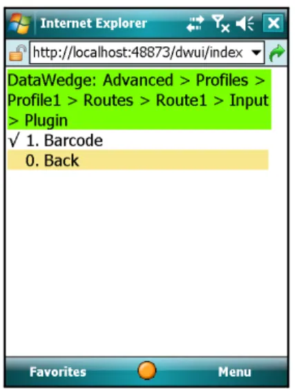 Figure 5-24     Input Plug-ins List
