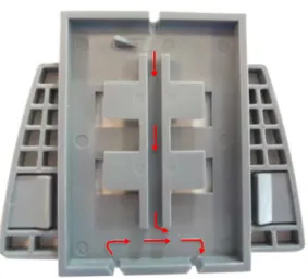 Figure 3. Arrows showing routing