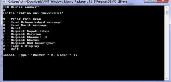 Figure 4. DEMO LIB Console Application. 