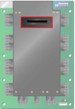 Figure 8: Connector Location for MD-IO84 or MD-D04 Expansions