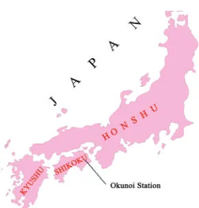 Figure 1. Location of experimental station. 