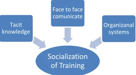Figure 1. The factors of training socialization process. 
